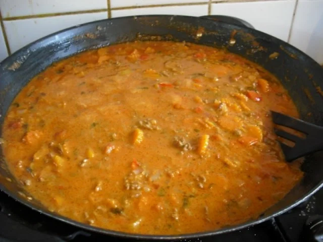 Spaghetti mit asiatischer Bolognese und gemischten Salat - Rezept - Bild Nr. 14