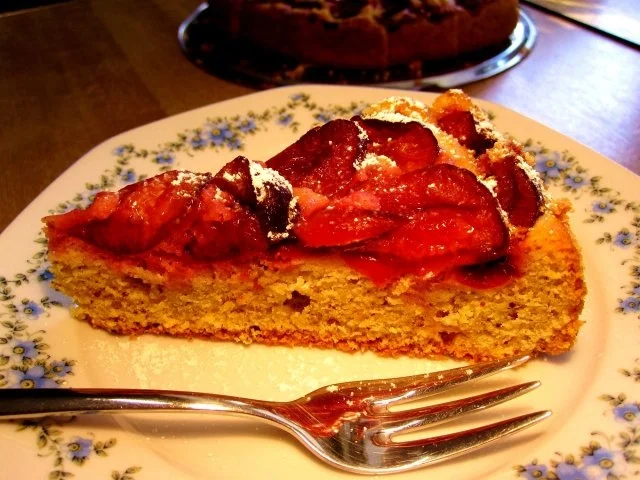 Haselnuss-Zwetschgenkuchen - Rezept