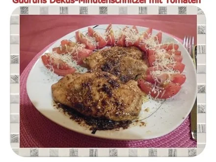 Geflügel: Dekus-Minutenschnitzel mit Tomaten - Rezept