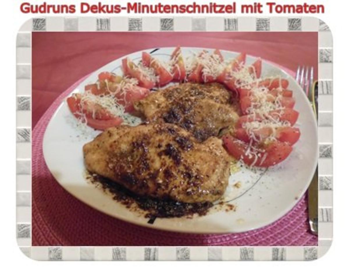 Bilder für Geflügel: Dekus-Minutenschnitzel mit Tomaten - Rezept