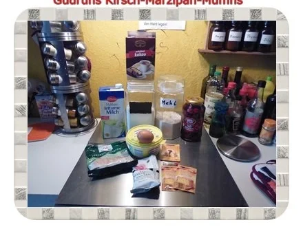 Muffins: Kirsch-Marzipan-Muffins - Rezept - Bild Nr. 2