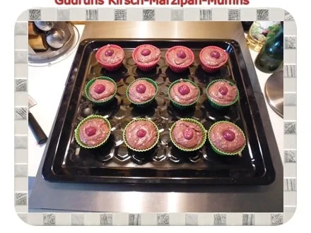 Muffins: Kirsch-Marzipan-Muffins - Rezept - Bild Nr. 13