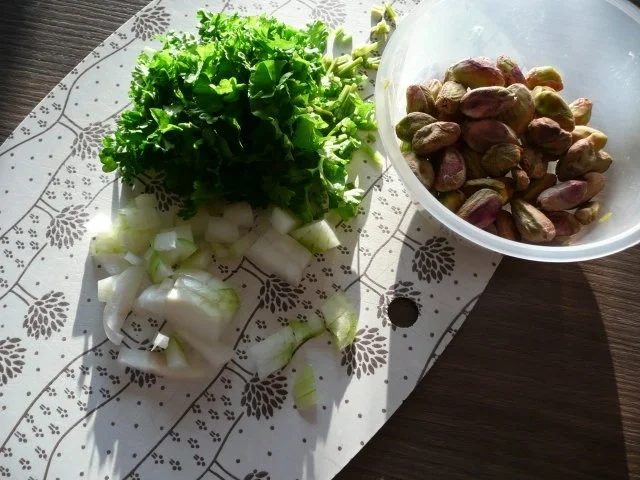 Rosenkohl  - Karotten - Pfanne mit Tricolore Nudeln. - Rezept - Bild Nr. 2