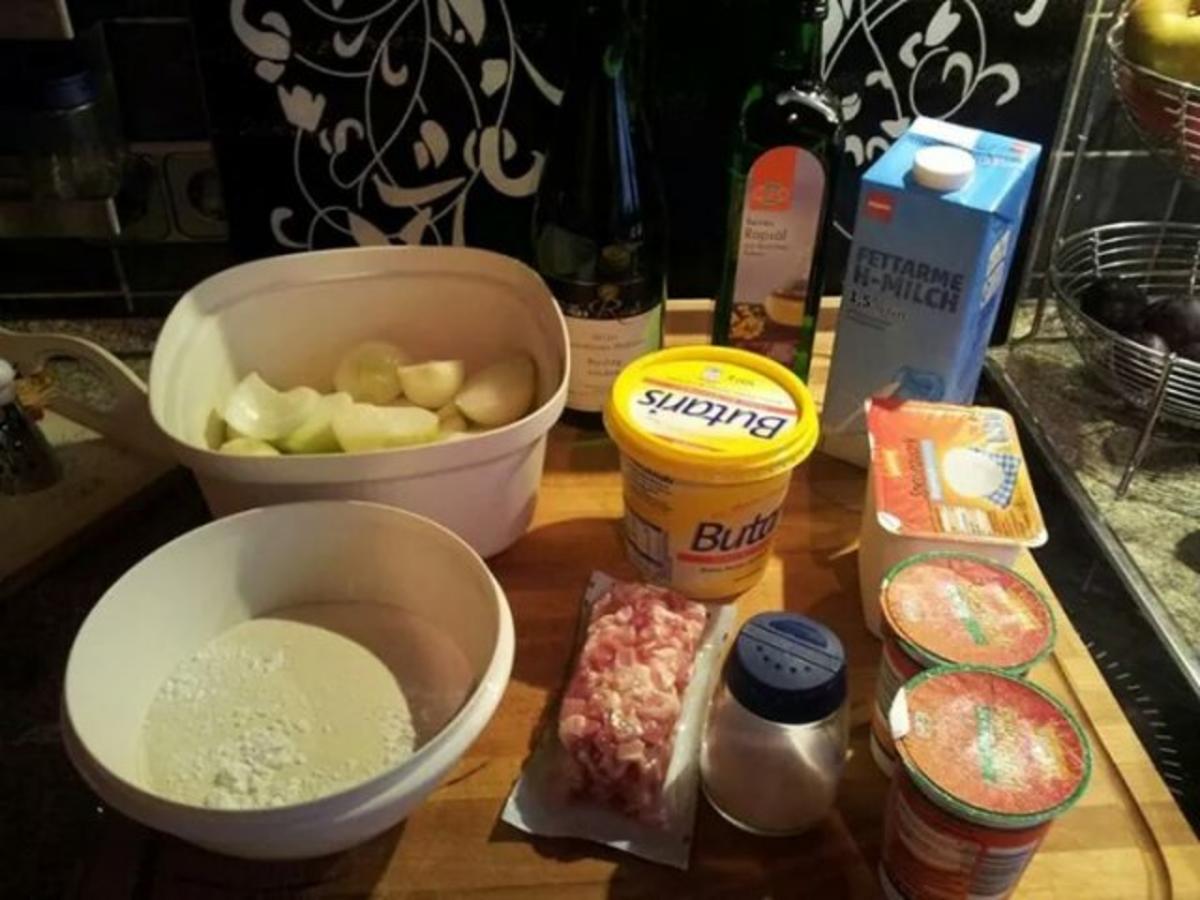 Bilder für Zwiebelkuchen mit Magerquark und Öl - Rezept