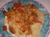 Fleisch: Fleisch - Würstchen - Gulasch Pikant - Rezept