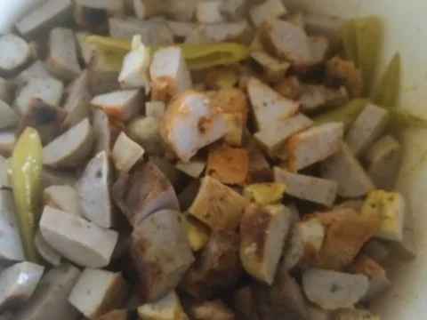 Rezept: Fleisch: Fleisch - Würstchen - Gulasch Pikant Bild Nr. 6 Fleisch: Fleisch - Würstchen - Gulasch Pikant - Rezept - Bild Nr. 6