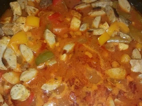 Rezept: Fleisch: Fleisch - Würstchen - Gulasch Pikant Bild Nr. 11 Fleisch: Fleisch - Würstchen - Gulasch Pikant - Rezept - Bild Nr. 11