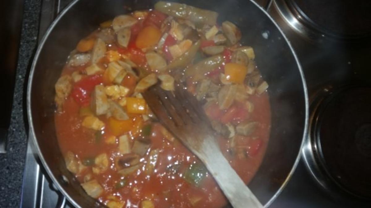 Fleisch: Fleisch - Würstchen - Gulasch Pikant - Rezept - Bild Nr. 9