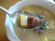 Gänsesuppe mit weißen Bohnen - Rezept