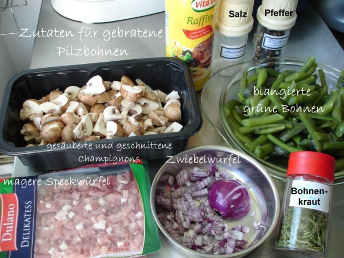 Gebratene Pilzbohnen - Rezept - Bild Nr. 2