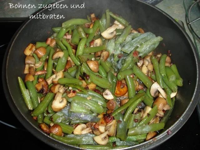 Rezept: Gebratene Pilzbohnen Bild Nr. 6 Gebratene Pilzbohnen - Rezept - Bild Nr. 6