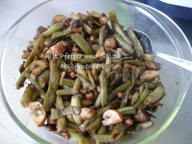 Rezept: Gebratene Pilzbohnen Bild Nr. 7 Gebratene Pilzbohnen - Rezept - Bild Nr. 7