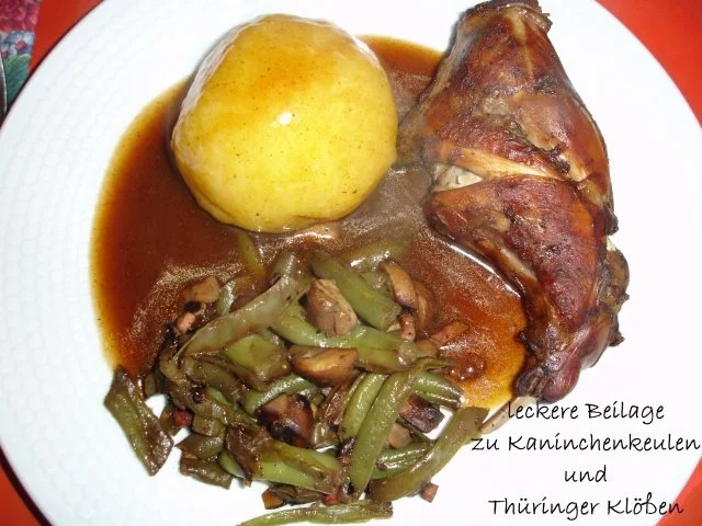 Rezept: Gebratene Pilzbohnen Gebratene Pilzbohnen - Rezept