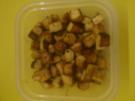 Marinierte Tofuwürfel mit Reis in einer Kokos-Curry-Sauce - Rezept