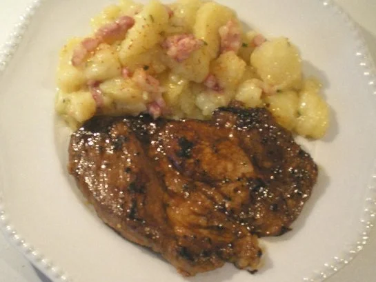 Chinesisches Schweine-Nacken Steak mit Soja-Soße mariniert - Rezept