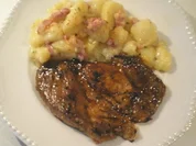 Chinesisches Schweine-Nacken Steak mit Soja-Soße mariniert - Rezept