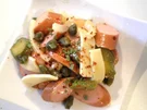 Rezept: Wienerle Wurst Kapern Gurken Käse Salat Wienerle Wurst Kapern Gurken Käse Salat - Rezept