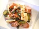 Wienerle Wurst Kapern Gurken Käse Salat - Rezept