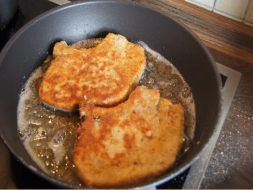 Rezept: Stielkotelett mit Erbsenpüree und Kartoffelstampf Bild Nr. 5 Stielkotelett mit Erbsenpüree und Kartoffelstampf - Rezept - Bild Nr. 5