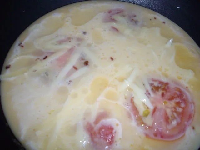 tomaten-käse-omelett - Rezept - Bild Nr. 4