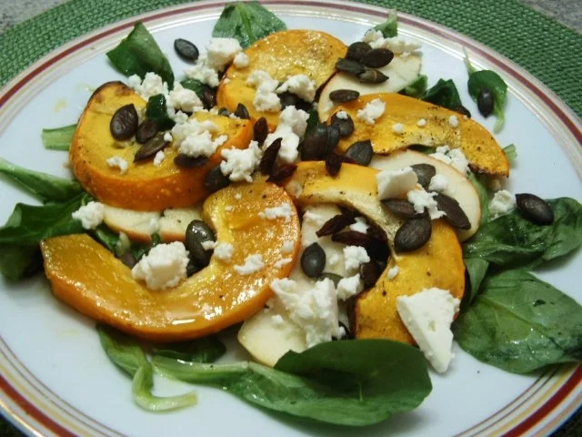 Kürbis-Apfel-Salat - Rezept
