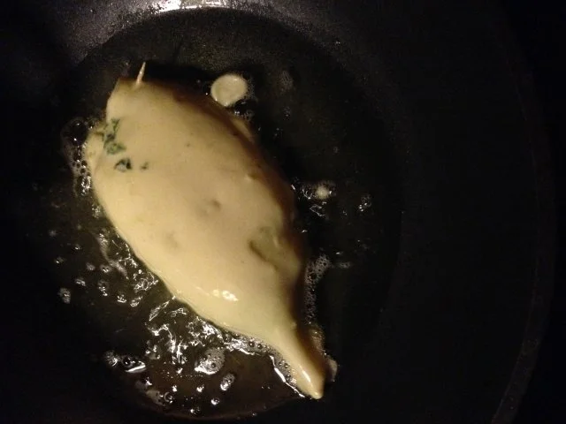 Gefüllter Tintenfisch im Bierteig - Rezept - Bild Nr. 2