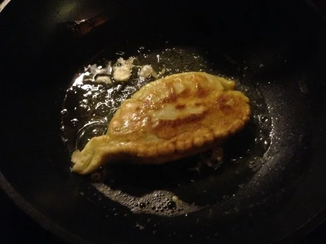 Gefüllter Tintenfisch im Bierteig - Rezept - Bild Nr. 3