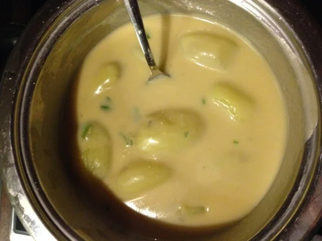 Gefüllter Tintenfisch im Bierteig - Rezept - Bild Nr. 4