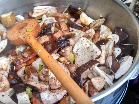 Omelett mit frischen Steinpilzen - Rezept - Bild Nr. 8