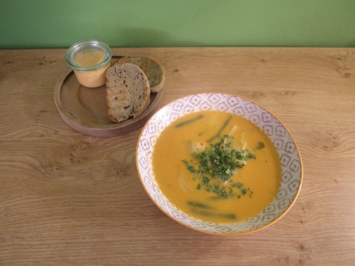 Bodensee-Bouillabaisse mit Röstbrot und Sauce Rouille - Rezept