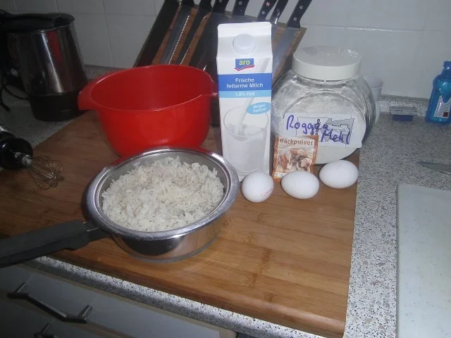 Rezept: Reispfannkuchen amerikanischer Art Bild Nr. 2 Reispfannkuchen amerikanischer Art - Rezept - Bild Nr. 2