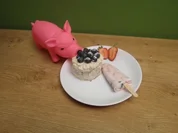 Lavendelküchlein und Frozen Joghurt am Stiel - Rezept