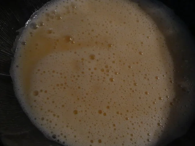 Weinschaumsoße zu Dinkel -  Waffeln. - Rezept - Bild Nr. 2