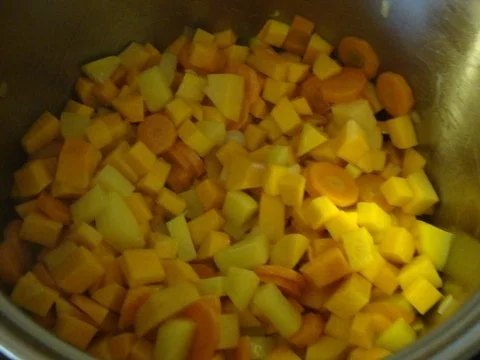 Kürbissüppchen nach "SuppenGeniesser Art" mit Hackfleisch Topping - Rezept - Bild Nr. 7