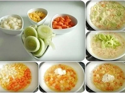 Bandnudeln nappiert mit Gemüsesauce und Fleischbällchen dazu - Rezept - Bild Nr. 17