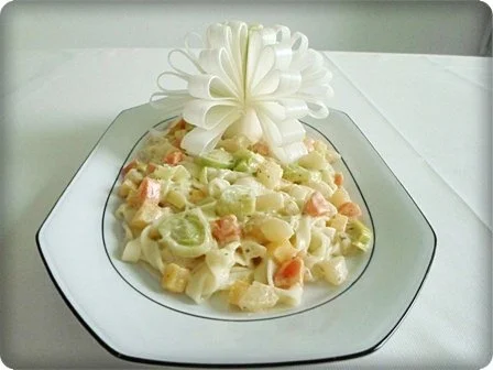 Bandnudeln nappiert mit Gemüsesauce und Fleischbällchen dazu - Rezept - Bild Nr. 21