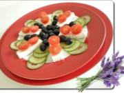 Schafskäse Salat nappiert mit leckerem Lavendel Dressing - Rezept - Bild Nr. 2