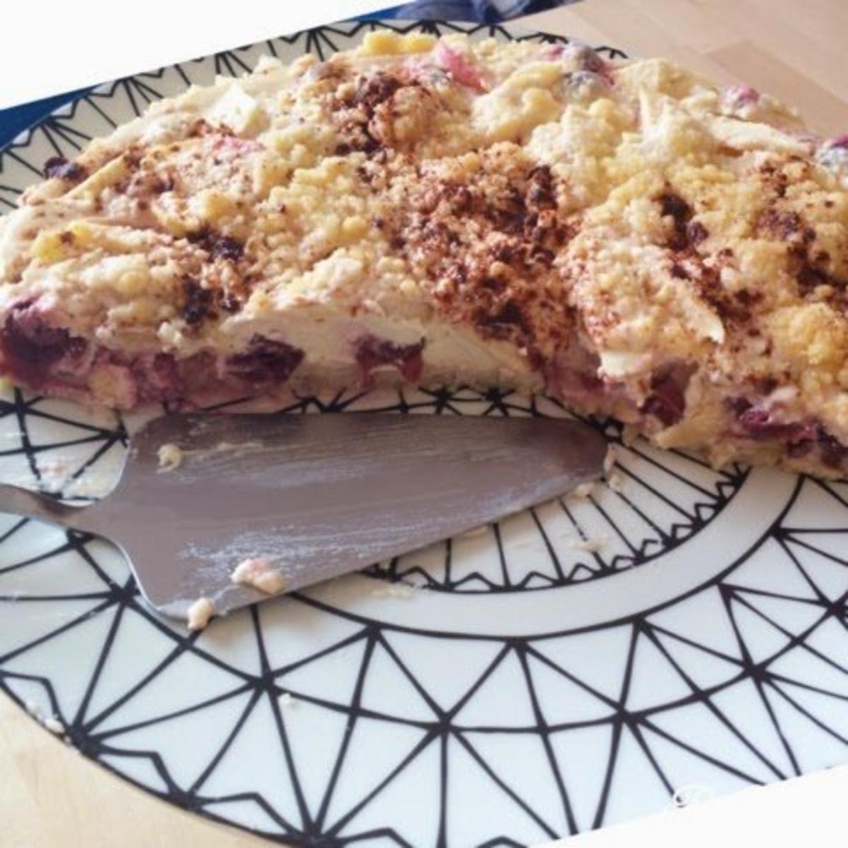 Bilder für Apfel-Kirsch-Streuselkuchen Rezept