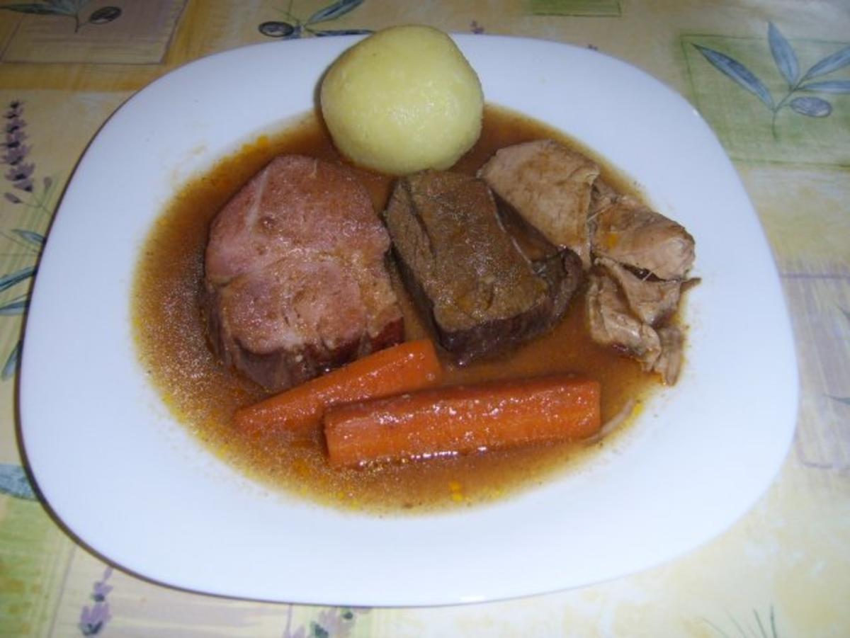 Bilder für Schlesische Sonntagsbratenpfanne - Rezept