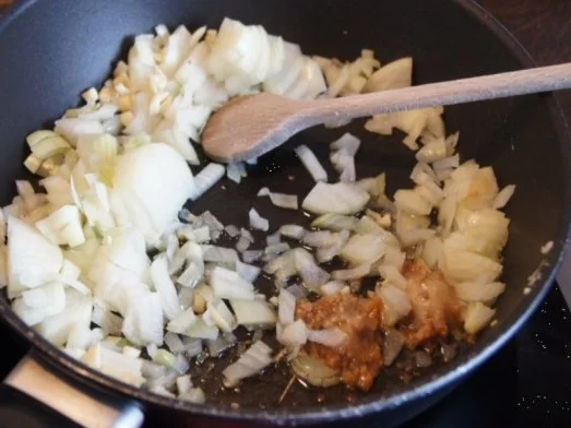 Rezept: Schweinefleisch in Bier-Sahne-Sauce mit Blumenkohl und Kartoffelpilzen Bild Nr. 5 Schweinefleisch in Bier-Sahne-Sauce mit Blumenkohl und Kartoffelpilzen - Rezept - Bild Nr. 5