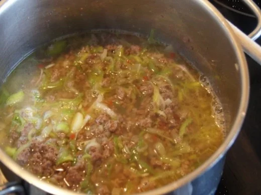 Rezept: Rinderhack-Käse-Suppe asiatisch Bild Nr. 10 Rinderhack-Käse-Suppe asiatisch - Rezept - Bild Nr. 10