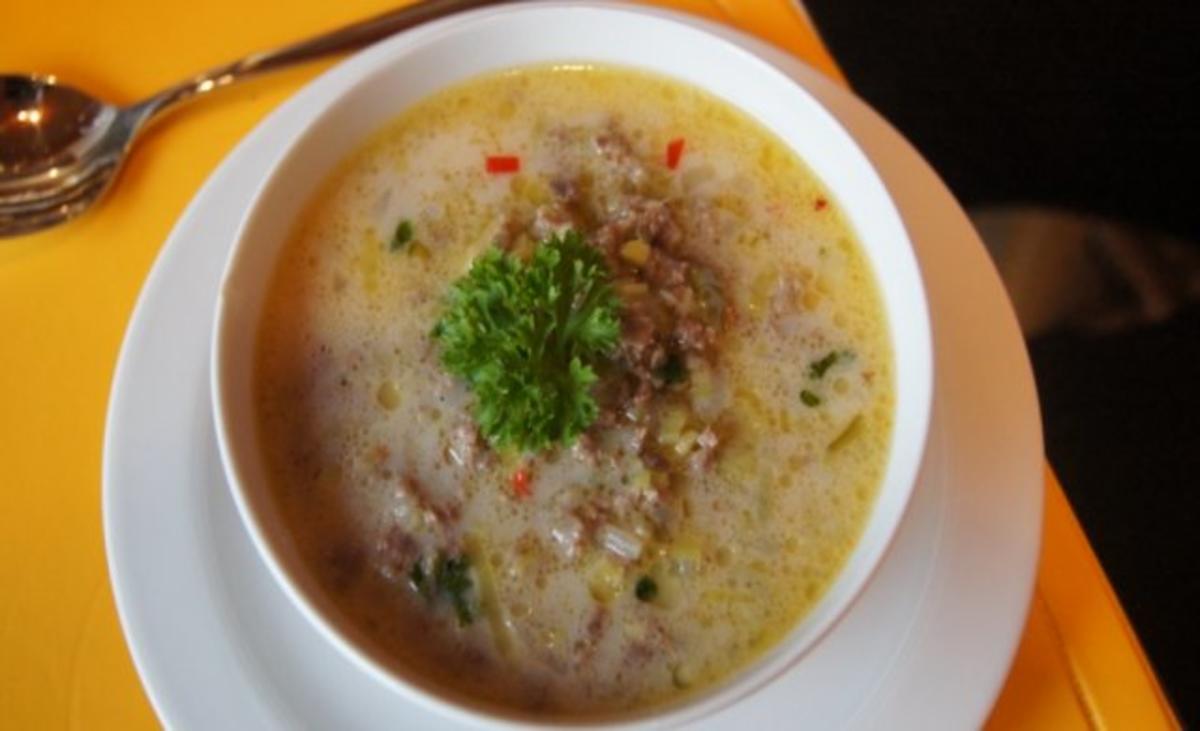 Rinderhack-Käse-Suppe asiatisch - Rezept - Bild Nr. 13