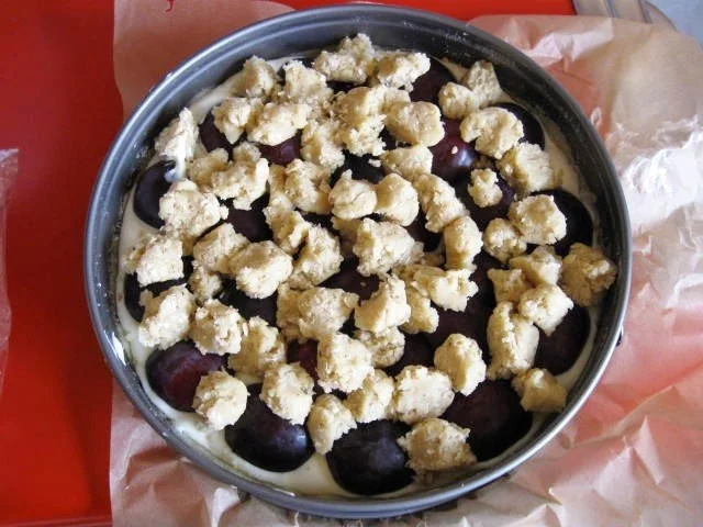 Käsekuchen mit Pflaumen und Streusel - Rezept - Bild Nr. 14