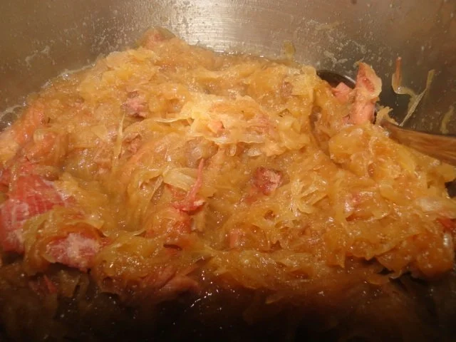 Rezept: Sauerkraut mit Mango und natürlich mehr mit Katoffelbrei Bild Nr. 3 Sauerkraut mit Mango und natürlich mehr mit Katoffelbrei - Rezept - Bild Nr. 3