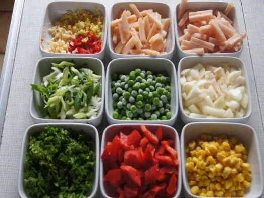 Wok-Hähnchen-Gemüse-Curryreis - Rezept - Bild Nr. 3