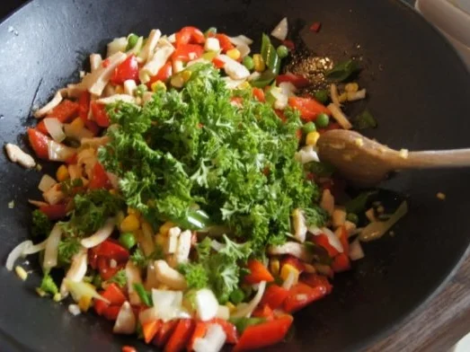 Wok-Hähnchen-Gemüse-Curryreis - Rezept - Bild Nr. 10