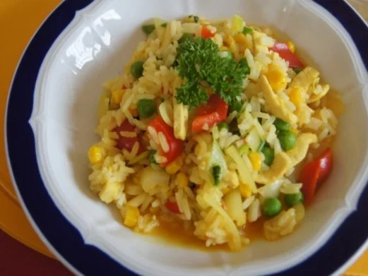 Wok-Hähnchen-Gemüse-Curryreis - Rezept - Bild Nr. 15