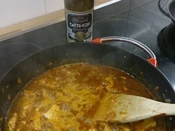 Beschwipste Pute in Sahne-Senf-Sauce - Rezept - Bild Nr. 2