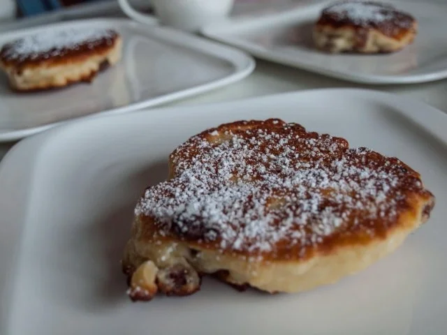 Rezept: Rosinenkleckse aus der Pfanne Bild Nr. 2 Rosinenkleckse aus der Pfanne - Rezept - Bild Nr. 2