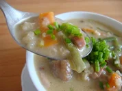 Maronentöpfchen mit Bohnen und Speck - Rezept